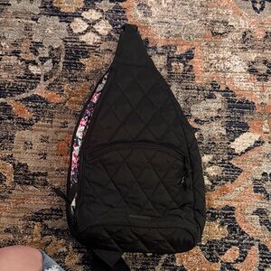 Vera Bradley Black Quilted Backpack
